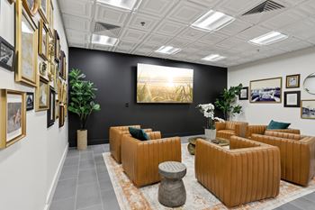 Lounge with tv